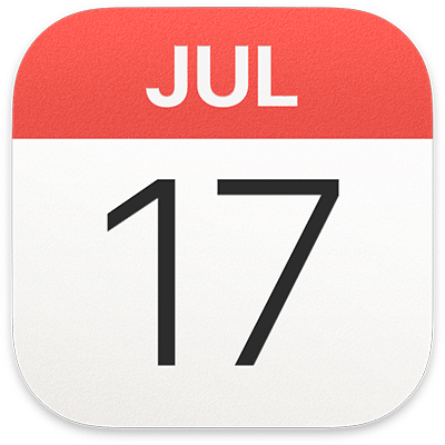 Mejor aplicación de calendario: Apple Calendar